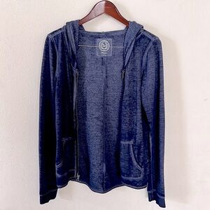 Retro SO Blue Zip Up Jacket Medium